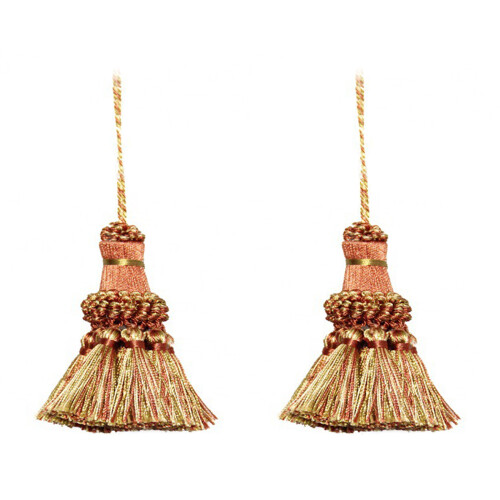 Hanging Pendant Unique Ethnic Pattern Curtain-orange