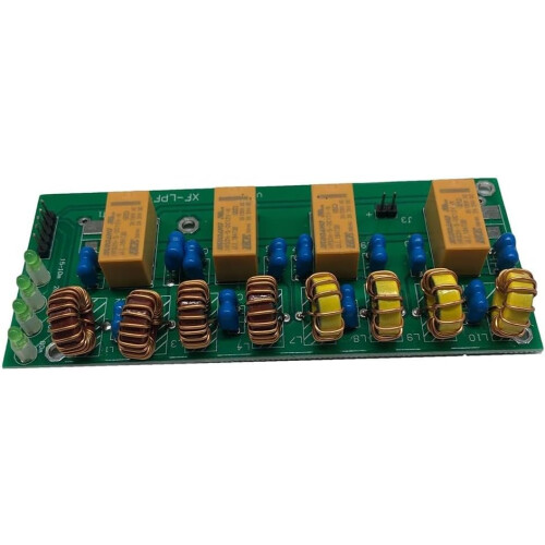 Thoughtfully designed lowpass filter assembly, optimized for shortwave radios with an effective load capacity of up to 100C. 2