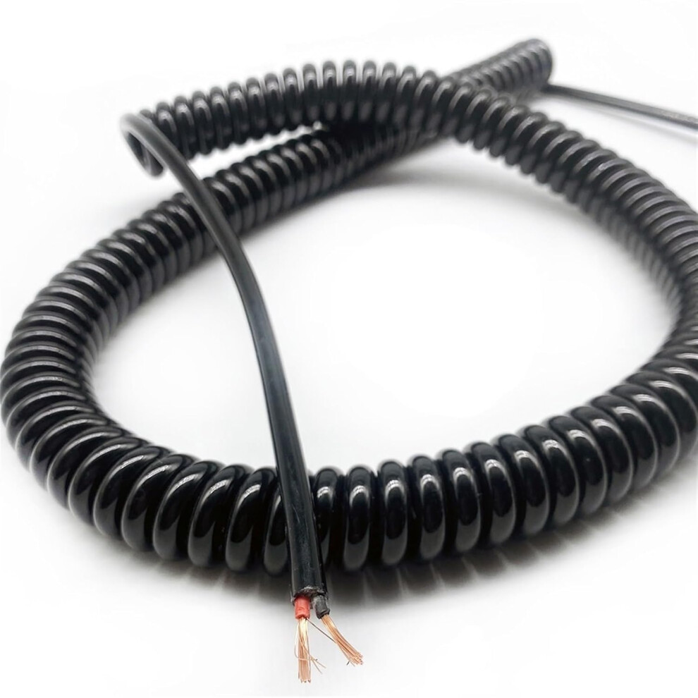Spiral Cable, 2Core, 1.5 Mm, Stretchable, Retractable Coil (Stretch 1M) 9412369250414