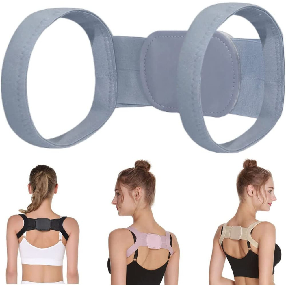 Posture Pro Fix Neck and Shoulder Corrector for Children and Adults (Grey, S)