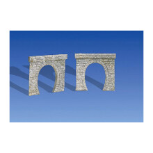 FALLER Single Track Tunnel Portals (2) for Electric I HO Gauge 120563