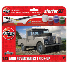 Airfix A55012 Airifx Starter Set - Land Rover Series 1 Pick-Up 1:43 Model Kit