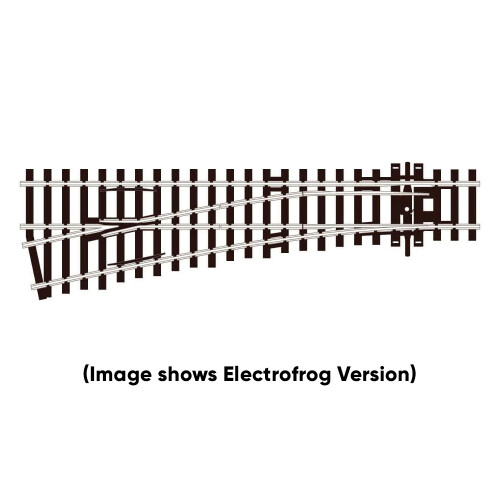 Peco HO Scale Code 100 Insulfrog #4 Left-Hand Turnout