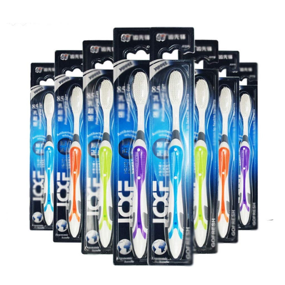 Oral Care Toothbrush with Soft Bristles for Adults, Manual Spinbrush Toothbrush, Portable and Independently Packed Travel Toothbrushes Dental Care