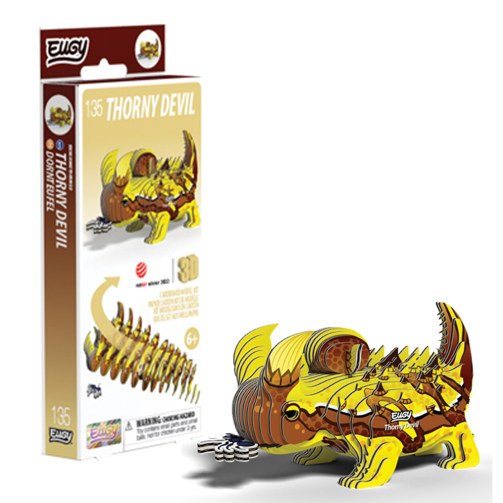 EUGY Thorny Devil 3D Model Kit Educational STEM Toy Animal Gift Age 6+ - Image 5