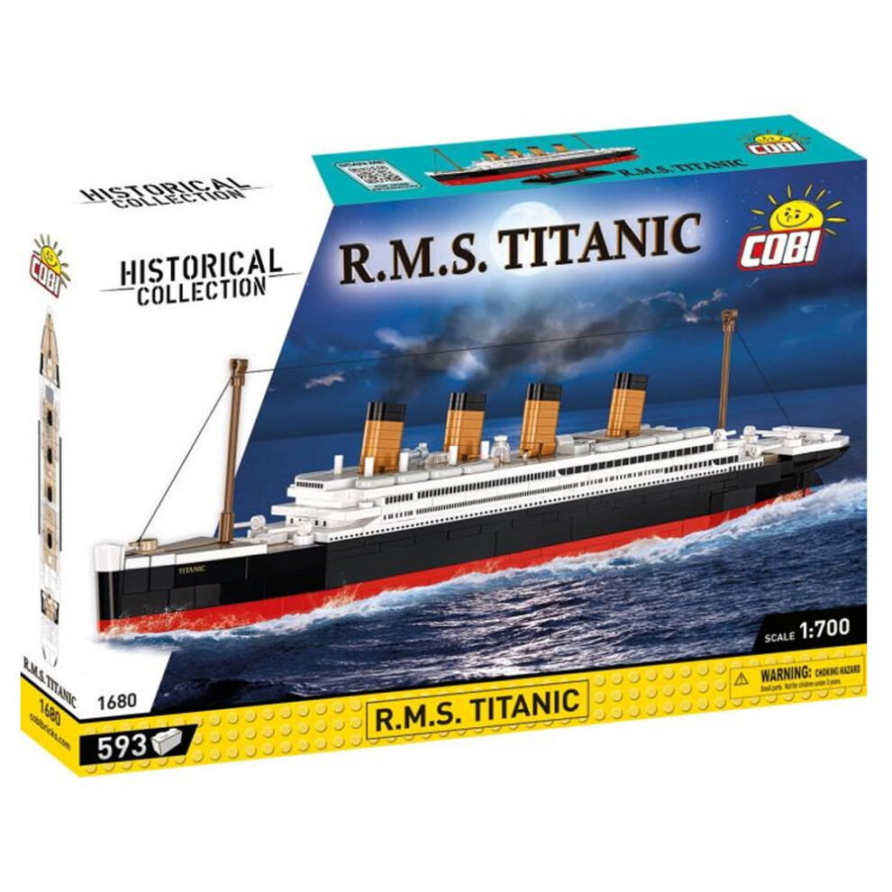 Cobi 1680 R.m.s. Titanic Historical Collection 1:700 Brick Model 593Pcs