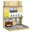 CaDA Initial D Fujiwara Tofu Shop Brick Model Building w/Lights 412pcs 61033W 2