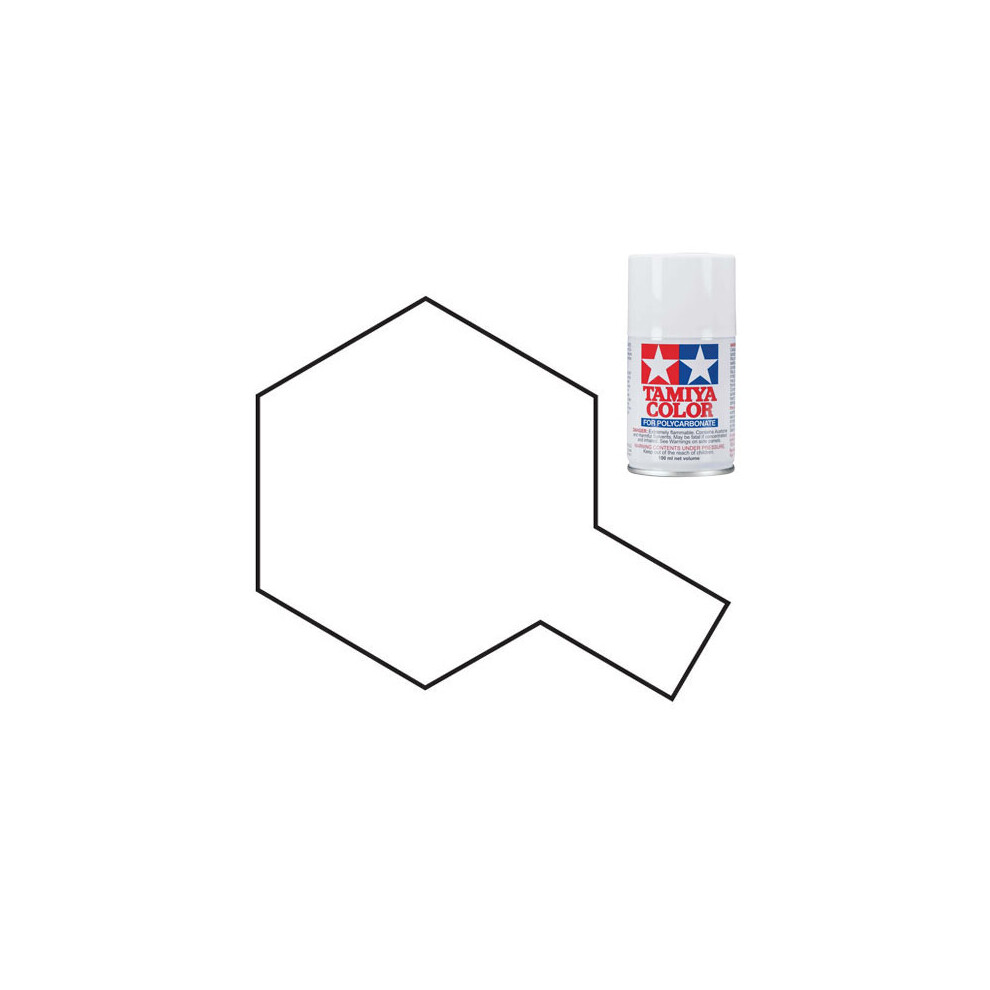 Tamiya Ps-57 Pearl Polycarbonate Spray Paint 100Ml Lexan Rc Car Body White