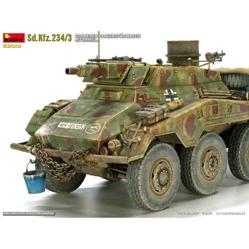 Miniart 53001 Sd.Kfz.234/3 Stummel 1:35 Model Kit 1
