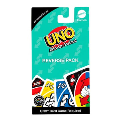 UNO UNO Add-On Pack: REVERSE PACK Mattel - Board Game