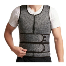 Waist Trainer Double Belt Compression Sauna Vest Body Shaper Back Support Belt 3XL