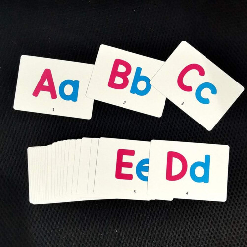 27张字母索引卡 26个字母 儿童索引卡 ABC英语字母 儿童记忆卡 幼儿学字母 带笔 2