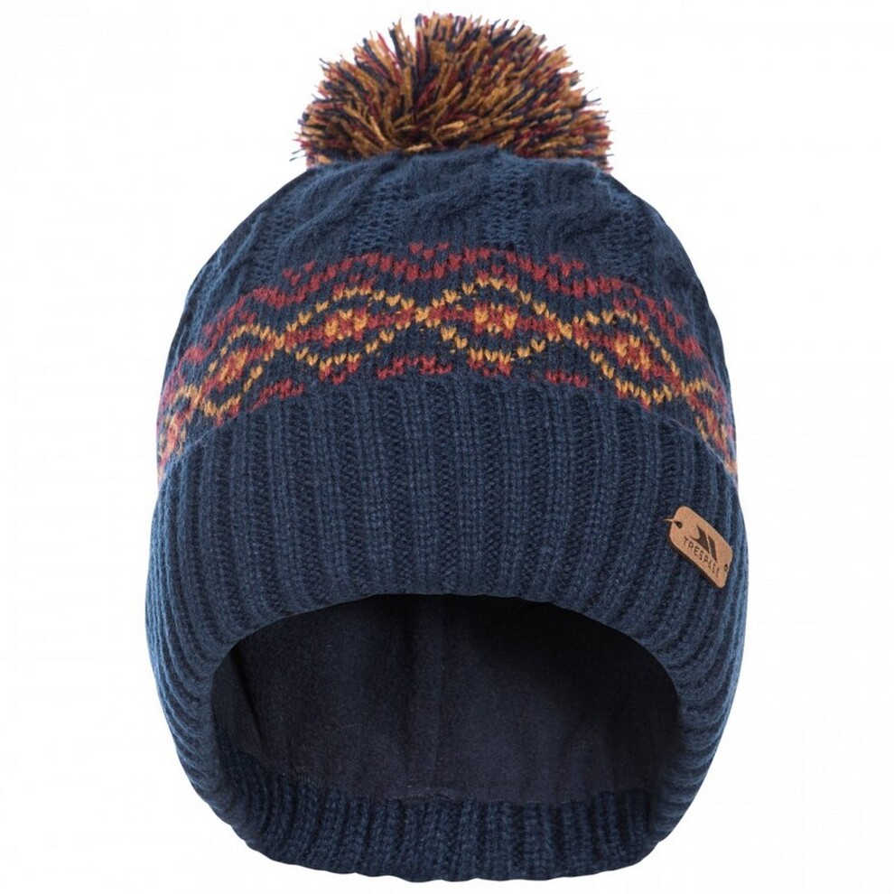 Trespass Men's Andrews Hat - Navy - Navy - One Size - 50% Polyester/50% Acrylic - Image 4