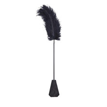 Erotic Feather Whip Grey BDSM Spanking Paddle for Women, Soft Massage Sex Toy, Flirtatious Adult Game Accessory