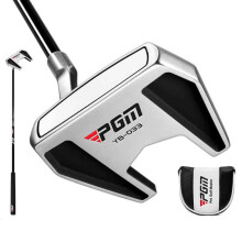 Left Hand/Right Handed Golf Putter Mallet Style with Headcover, 34-Inch Golf Club for Improved Accuracy