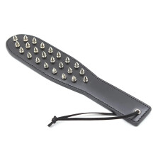 BDSM Leather Whip with Ergonomic AntiSlip Grip, Soft Durable Strands for Role Play 30CM