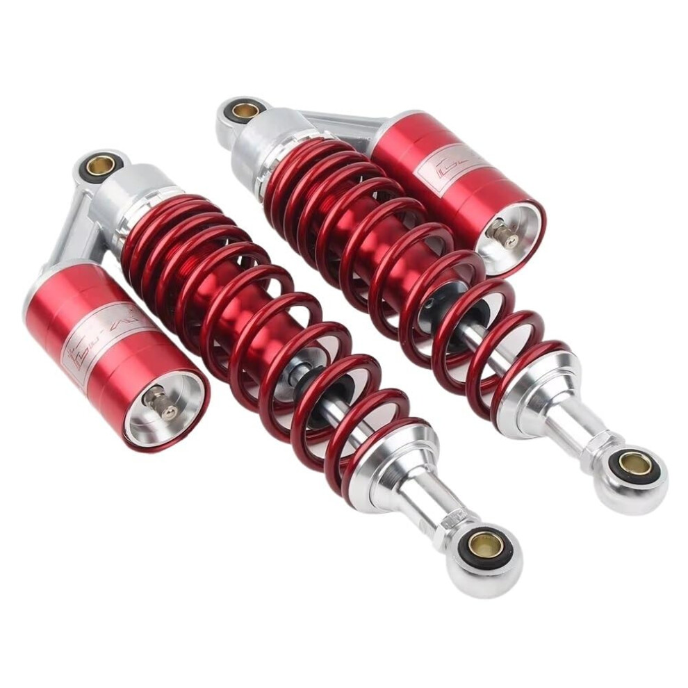 320Mm Motorcycle Rear Shock Absorber Pair With Tools Â Enhanced Damping Control For Suzuki Red 9412369251572