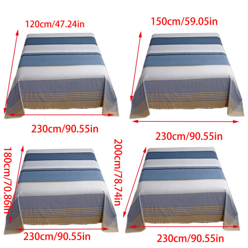 Washed Cotton Bed Sheet Bed Linen Comfortable-Elegant pink 4 1