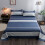 Washed Cotton Bed Sheet Bed Linen Comfortable-Elegant pink 4 5