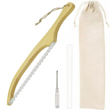 Bread Cake Cutting Tool Professional and-Pine wood double