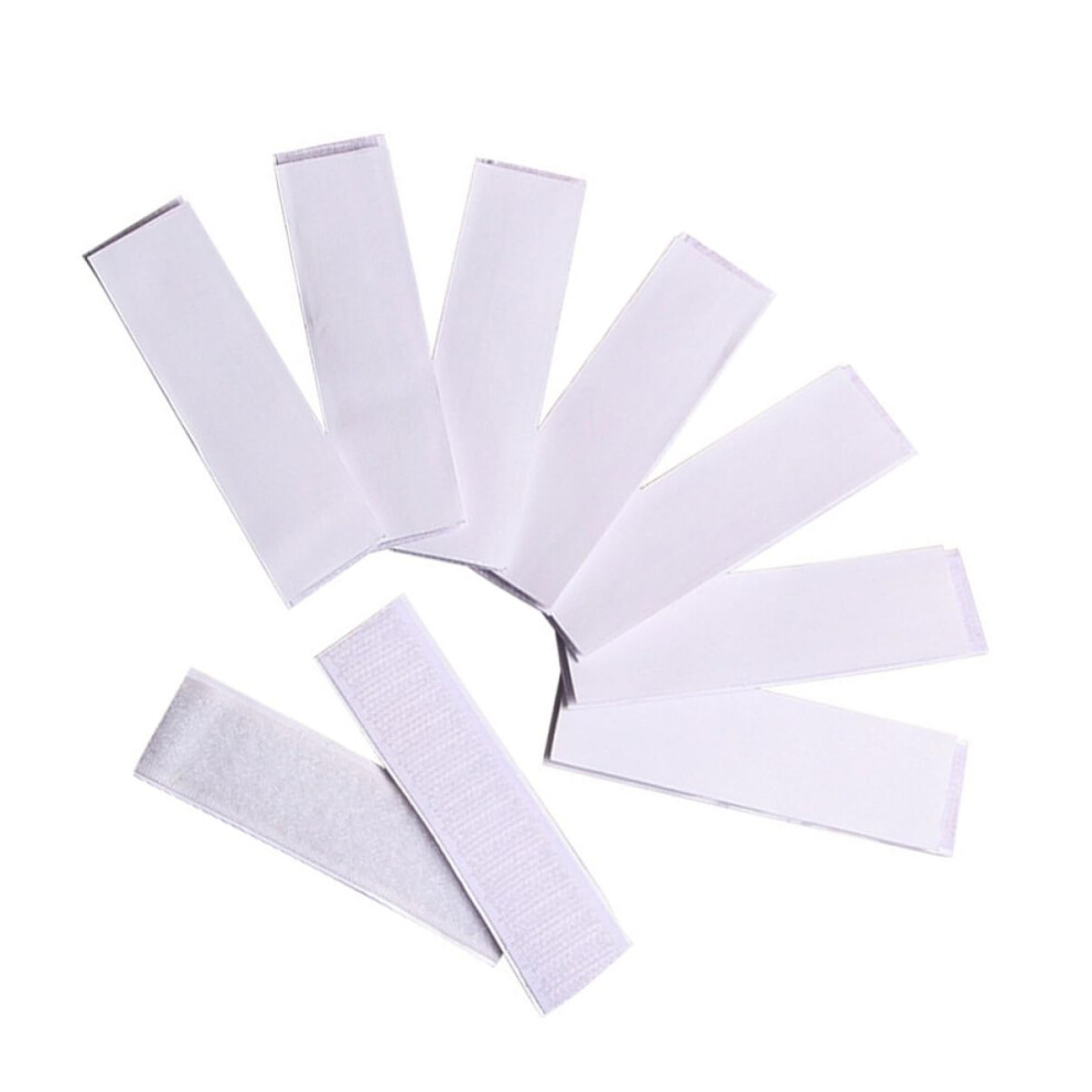 10Pack Selfadhesive Table Skirting Stickers With Strong Hook And Loop Fastener For Smooth Surfaces Â Ideal For Home, Office, Crafts, And Events. 9365049006460
