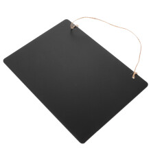 tafelschild doppelseitig wiederverwendbares schreibbrett mit schnur
