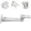 Projector Wall Mount Bracket White 1pack 7.9x2.8x2.8in 7