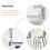 2Pcs Universal White Projector Screen Wall and Ceiling Mount Brackets 7