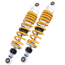 330mm Motorcycle Rear Shock Absorber Pair Adjustable Hydraulic Suspension for Suzuki ATV