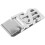 portamonete in metallo con clip per banconote 10