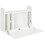 Homcom HOMCOM Wall Mounted Table w/ Space Saving Storage Compartments for Home Office 2