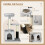 PawHut PawHut Cat Tree with Scratch Post Condo Perch for Indoor Cats, 85cm, Grey 5