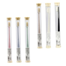 Set of 6 Soft Toothbrushes for Adults Fine Bristles for Gentle Oral Care Ideal for Sensitive Gums 6 Colours in Set Oral Care Tool