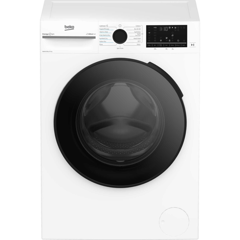 Beko 9Kg / 6Kg Washer Dryer - White