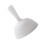 Leakproof Silicones Kitchen Funnel High Temperatures-White 1