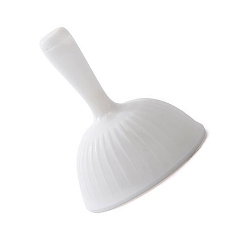 Leakproof Silicones Kitchen Funnel High Temperatures-White