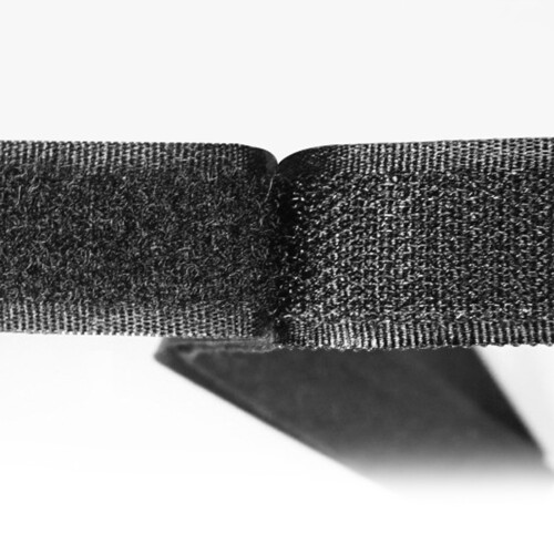 Haak- en ringenstrips Verstelbare-Wit 2,0 cm harige su 1
