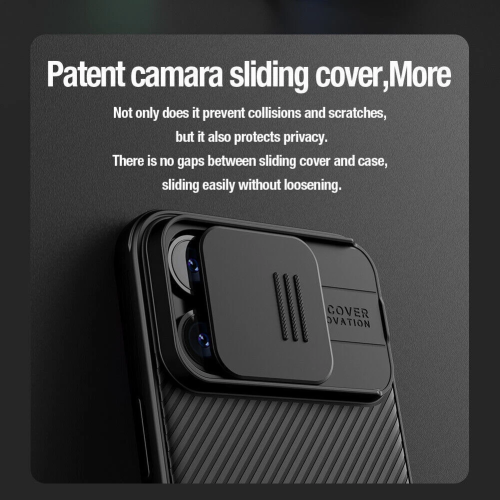 NILLKIN Slide Camera Case For iPhone 12 Mini Lens Protector Cover Blue 1