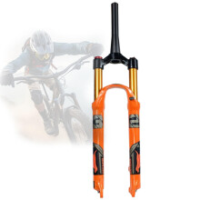 Disc brake MTB front suspension forks, 26 27.5 29 inch 9mm axle 120mm travel (Tapered Manual Lock, 29inch)