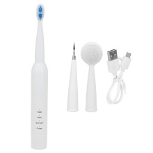 Electric Toothbrush, Tapered Bristles Vibration Cleaning Smart Timer Rechargeable, One-Piece Body Design With Built-In 300Mh Battery For Adult