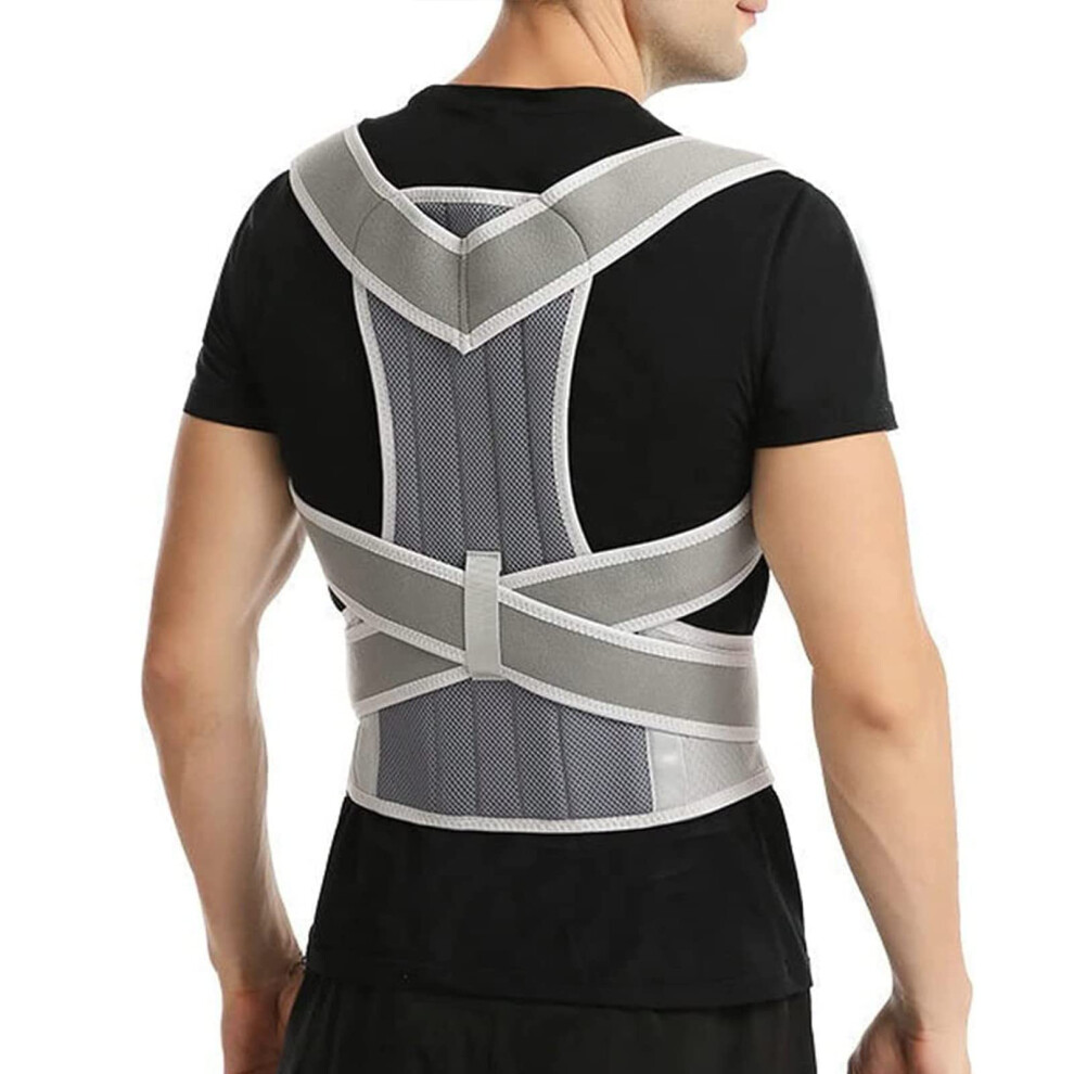 Back Correction Belt for Adults, Adjustable Posture Correction Brace (Color: B, Size: L)