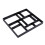 Outdoor Path Designer, Unique Path Concrete Path Maker Reusable for Beautiful Pathway Creation Heavy-duty Polypropylene (Black) 6
