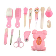 Kit de Higiene e Cuidados para Bebês - Conjunto Completo com Cortador de Unhas, Aspirador Nasal, Escova de Cabelo e Pente. Ideal para