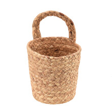 Woven Storage Baskets with Handle, Multipurpose Bin for Home Organization, Sundries Organizer for Kitchen Bathroom, Hanging Storage Basket with Comfor