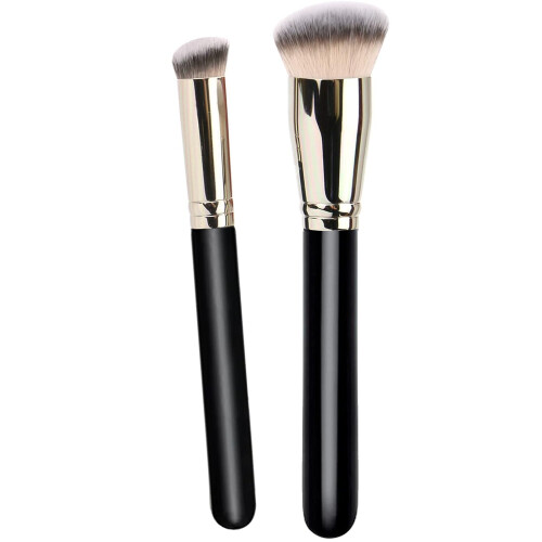 Versatile Texture Compatibility For Synthetic Kabuki Brush, Dense Brush Head Pro Makeup Brushes With Multi-purpose Application And Ergonomic Design, 2
