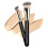 Versatile Texture Compatibility For Synthetic Kabuki Brush, Dense Brush Head Pro Makeup Brushes With Multi-purpose Application And Ergonomic Design, 2