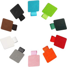 Porta-canetas inovador para cadernos, adesivo multifuncional em couro com material adesivo resistente, suportes elásticos ajustáveis para diversos