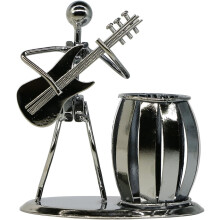 Elegante Schreibtischdekoration, Gitarren-Stifthalter, Schreibtisch-Organizer aus Metall, platzsparend, vielseitige Aufbewahrungslösung