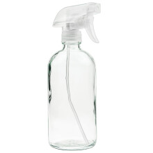 Raffinerte sprayflasker i klart glass, egnet for ulike husholdningsbruk, inkludert rengjøring, aromaterapi, DIY-skjønnhetsprodukter (16 unser)