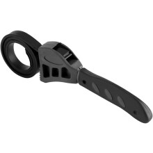 Herramienta de reparación de filtro de aceite ajustable para garaje y cocina, abridor de botellas con mango ergonómico y correa flexible, llave de